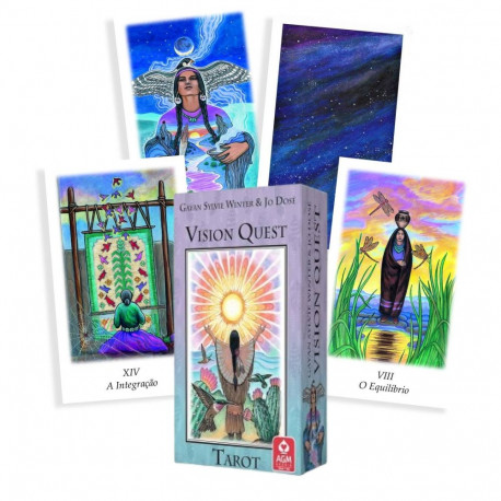 Tarot Deck - Tarot Vision Quest 78 Cards 7.5x12.5 cm 278 g