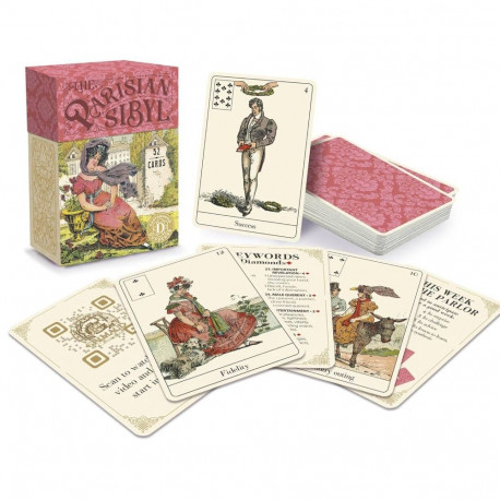 Tarot Card Deck - The Parisian Sibyl Kortos 67 Cards Guide Included