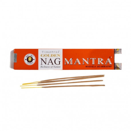 Incense Stick - Golden Nag Mantra Smilkalai Vijayshree 15 Sticks