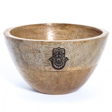 Ritual Bowl - Hamsa Ancient Wisdom 12x7 cm Mango Wood