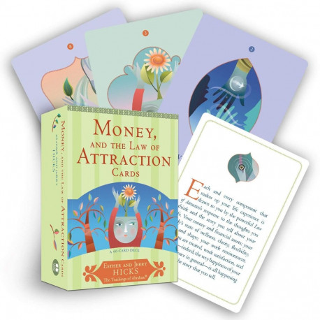 Spiritual Card Deck - Money and the Law of Attraction 60 Cards 10.5x13.7x3.7 cm