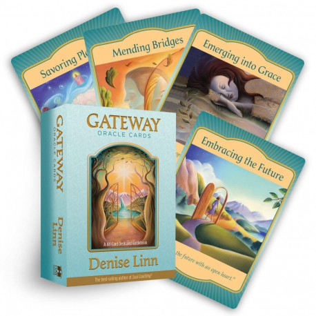 Oracle Card Deck - Gateway Oracle Cards Hay House 44 Cards 10 x 13.8 x 4 cm