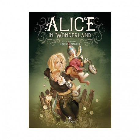 Book - Alice in Wonderland Illustrated by Paolo Barbieri 96 Pages 21x29 cm