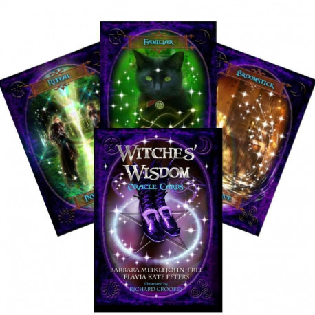 Oracle Card - Witches Wisdom Oracle Kortos Solarus 48 Cards 10.5x15 cm