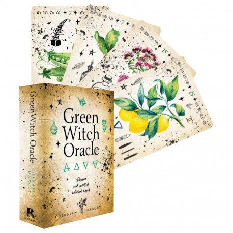 Oracle Card Deck - Green Witch Oracle 44 Cards 10.2 x 14.0 cm Plastic-Coated