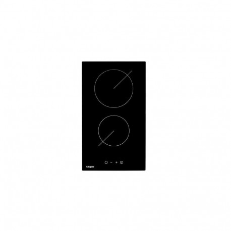Akpo PKA 30 830/2 hob Black, White Built-in 30 cm Ceramic 2 zone(s)