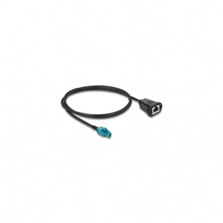 DeLOCK 90700 coaxial cable 1 m HSD Z RJ-45 Black, Blue