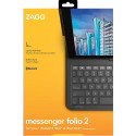 ZAGG Keyboard Messenger Folio 2-Apple-iPad 10.2/10.5-Charcoal-Nordic