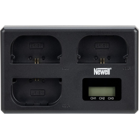 Newell akulaadija TT-USB-C 3x Canon LP-E6