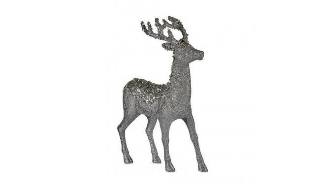 Jõulu põhjapõder Krist+ Valge Hõbedane Hõbe Põhjapõder 15 x 45 x 30 cm