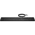 HP 320K USB Wired Keyboard - Black - US/RUS