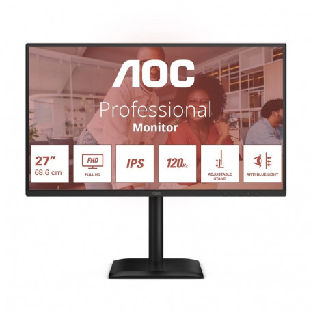 AOC 27E4U 27'' IPS 120Hz HDMI DP VGA pööratav