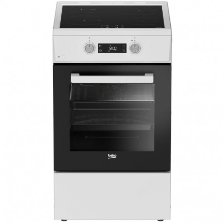 BEKO Cooker | FSM59305WDT | Hob type Induction | Oven type Electric | White | Width 50 cm | Grilling