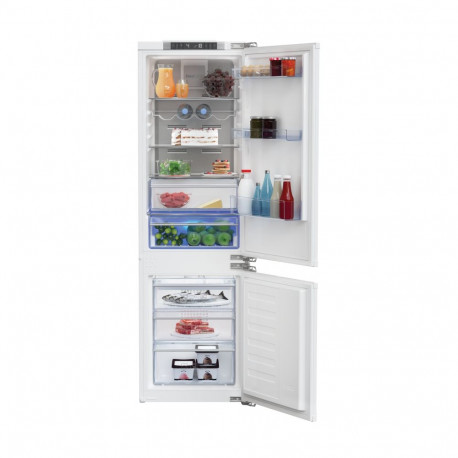 BEKO Refrigerator | BCNA275E4FN | Energy efficiency class E | Built-in | Combi | Height 177.5 cm | N