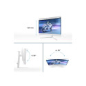 Philips 27M2C5501/00 27" VA Quad HD 16:9 1 ms 2560 x 1440 pikslit 300 cd/m² 2 HDMI-porti valge
