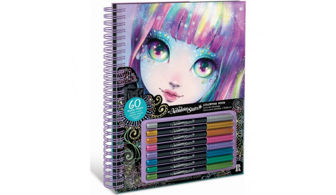 COLORING BOOK BLACK PAGES ISADORA 11136