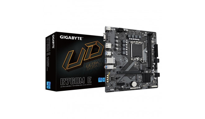 Mainboard|GIGABYTE|Intel B760 Express|LGA1700|Micro-ATX|Memory DDR5|Memory slots 2|B760ME1.0