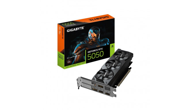 Graphics Card|GIGABYTE|NVIDIA GeForce RTX 5050|8 GB|GDDR6|128 bit|PCIE 5.0 16x|GPU 2587 MHz|Triple s