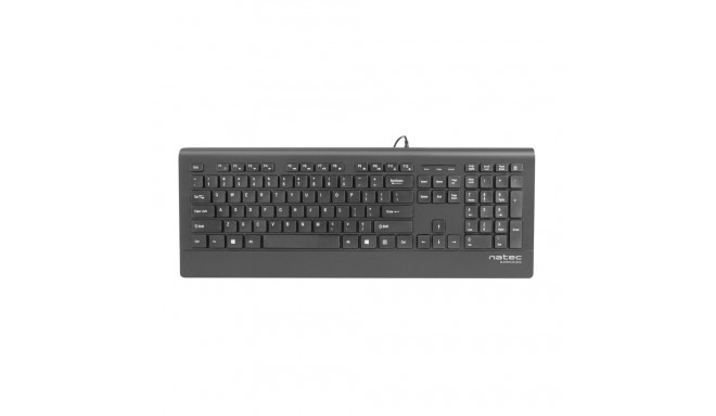 NATEC Barracuda universaalne USB QWERTY hispaania must klaviatuur