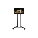 B-Tech Large Universal Flat Screen Trolley / Floor Stand (VESA 800 x 600) - 1.8m Ø50mm Poles