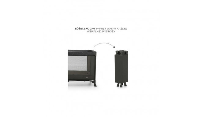 KinderKraft reisivoodi JOY helehall