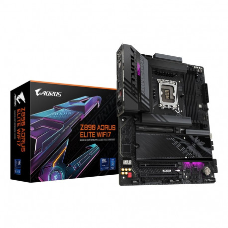 GIGABYTE emaplaat Z890 AORUS ELITE WIFI7 toetab Intel Core Ultra (Series 2) protsessoreid 16+1+2 faa