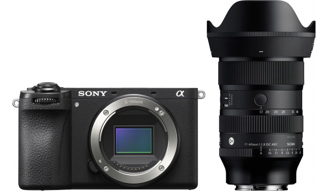 Sony a6700 + Sigma 17-40mm f/1.8