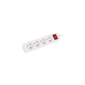 Lanberg Cable Power Strip, 4X French Outlets with Switch, Quality-Grade Copper, 1.5 m | PS1-04E-0150