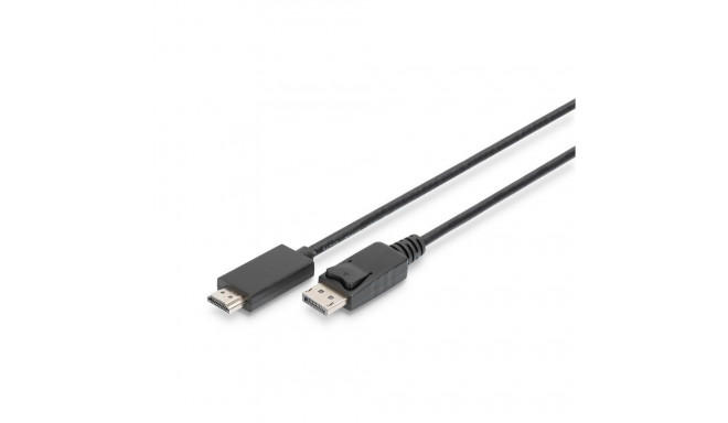 Digitus Adapter Cable, DP - HDMI type A | DisplayPort to HDMI | 2 m
