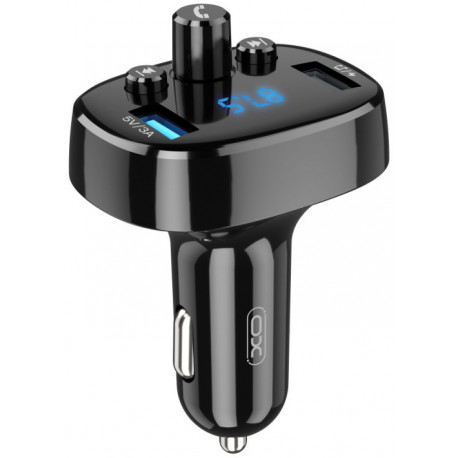 XO FM transmitter/charger BCC02 BT MP3 15W, black