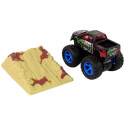 Auto Resorak Z Naciągiem Monster Truck Big Foot Gumowe Opony Rampa Auto Resorak Z Naciągiem Monster Truck Big Foot Gumowe Opony Rampa