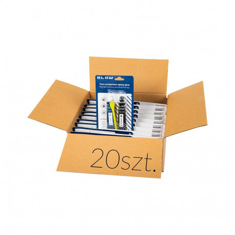 91-485# Klej dwuskładnikowy epoksydowy 2x10ml blow 20szt
