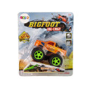 Auto Resorak Z Naciągiem Monster Truck Big Foot Gumowe Opony Rampa Auto Resorak Z Naciągiem Monster Truck Big Foot Gumowe Opony Rampa