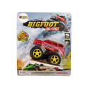 Auto Resorak Z Naciągiem Monster Truck Big Foot Gumowe Opony Rampa Auto Resorak Z Naciągiem Monster Truck Big Foot Gumowe Opony Rampa