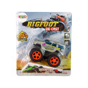 Auto Resorak Z Naciągiem Monster Truck Big Foot Gumowe Opony Rampa Auto Resorak Z Naciągiem Monster Truck Big Foot Gumowe Opony Rampa
