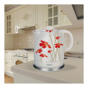 Electric Kettle - Feel-maestro Mr-066-red 1.5l 1200w Red/white