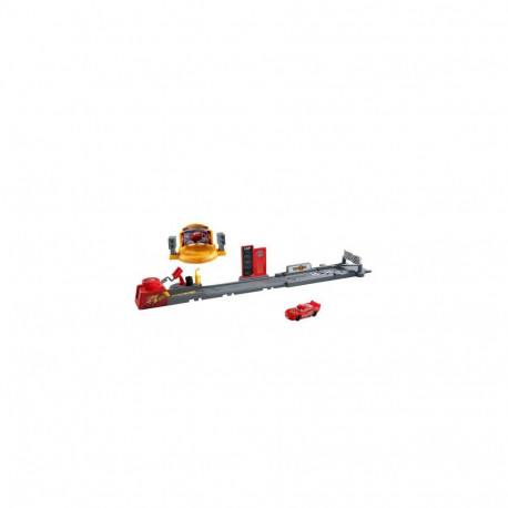 Disney Pixar Cars Disney and Pixar Cars Piston Cup Jump and Stunt Runway Playset &amp; Lightning