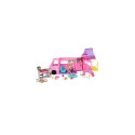 Barbie Dream Camper Playset with Roof Tent, BBQ Grill with Color-Change Feature &amp; 60+ Access