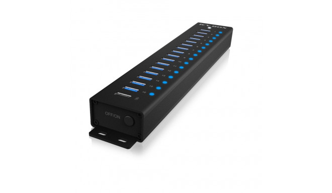 ICY BOX IB-HUB1717-U3 16+1 pordiga USB jaotur