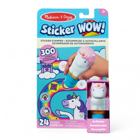 MELISSA & DOUG Sticker Wow! kleebiste komplekt Ükssarvik