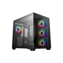 Deepcool CG530 4F (black, tempered glass x 2)