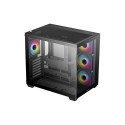 Deepcool CG530 4F (black, tempered glass x 2)
