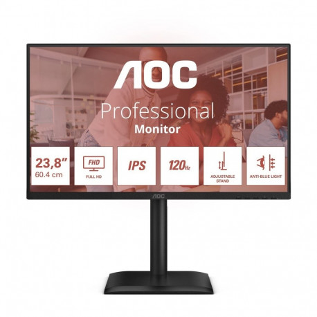 AOC 24E4U 23.8'' IPS 120Hz HDMI DP VGA pööratav