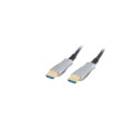 Lanberg HDMI V2.0 kaabel | CA-HDMI-20FB-0300-BK | HDMI-HDMI | 30 m