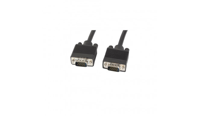 Lanberg VGA Cable, Dual-Shielded Ferrite Core | CA-VGAC-10CC-0018-B | VGA to VGA | 1.8 m