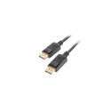 Lanberg DisplayPort kaabel 19 pin V1.2 4K, 3 m | CA-DPDP-10CC-0030-BK | DisplayPort DisplayPort'iks