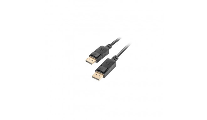 Lanberg DisplayPort kaabel 19 pin V1.2 4K, 3 m | CA-DPDP-10CC-0030-BK | DisplayPort – DisplayPort