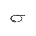 Lanberg DisplayPort kaabel 19 pin V1.2 4K, 1m | CA-DPDP-10CC-0010-BK | DisplayPort DisplayPort'iks