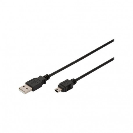 Digitus ühenduskaabel, 1.8 m | AK-300108-018-S | USB Type A – USB Mini B