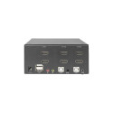 Digitus KVM lüliti, 2-porti, kahe ekraaniga, 4K, HDMI | DS-12860